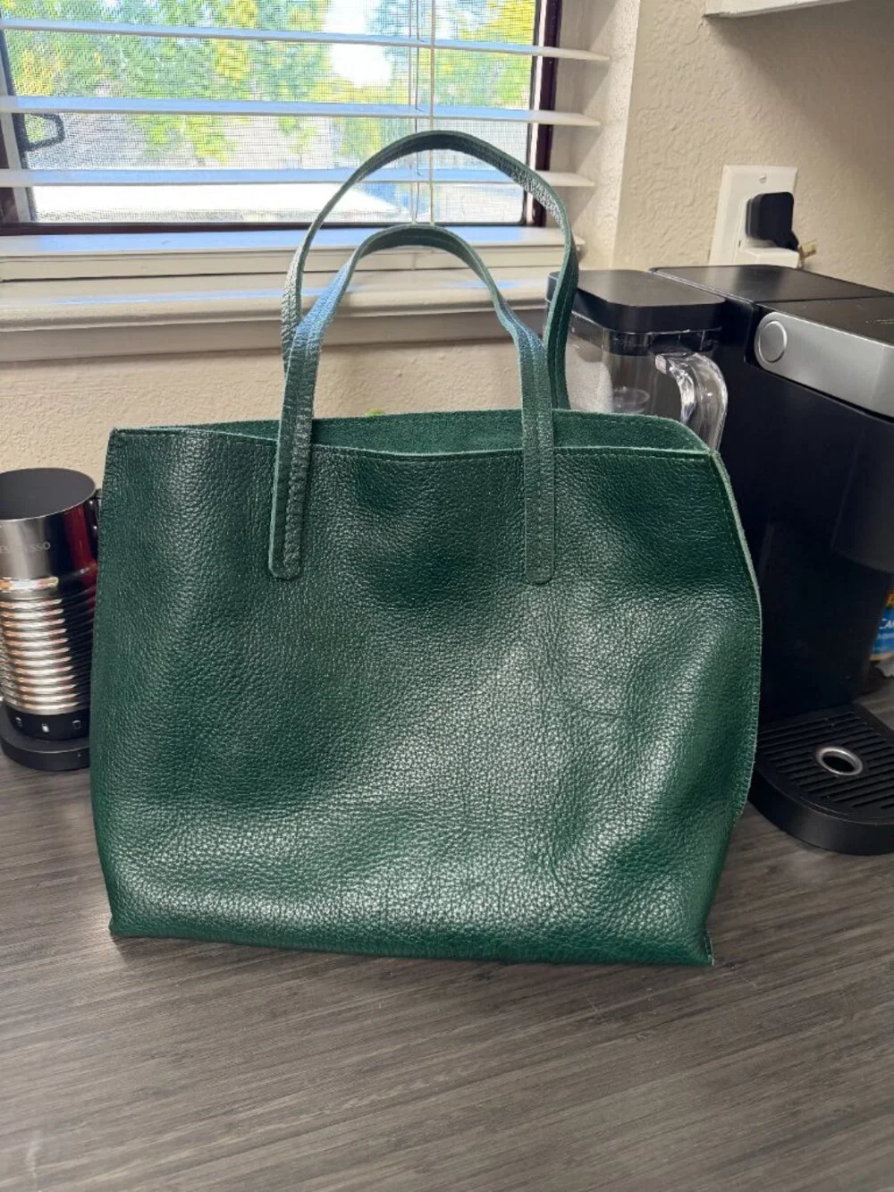 portland leather goods very gently